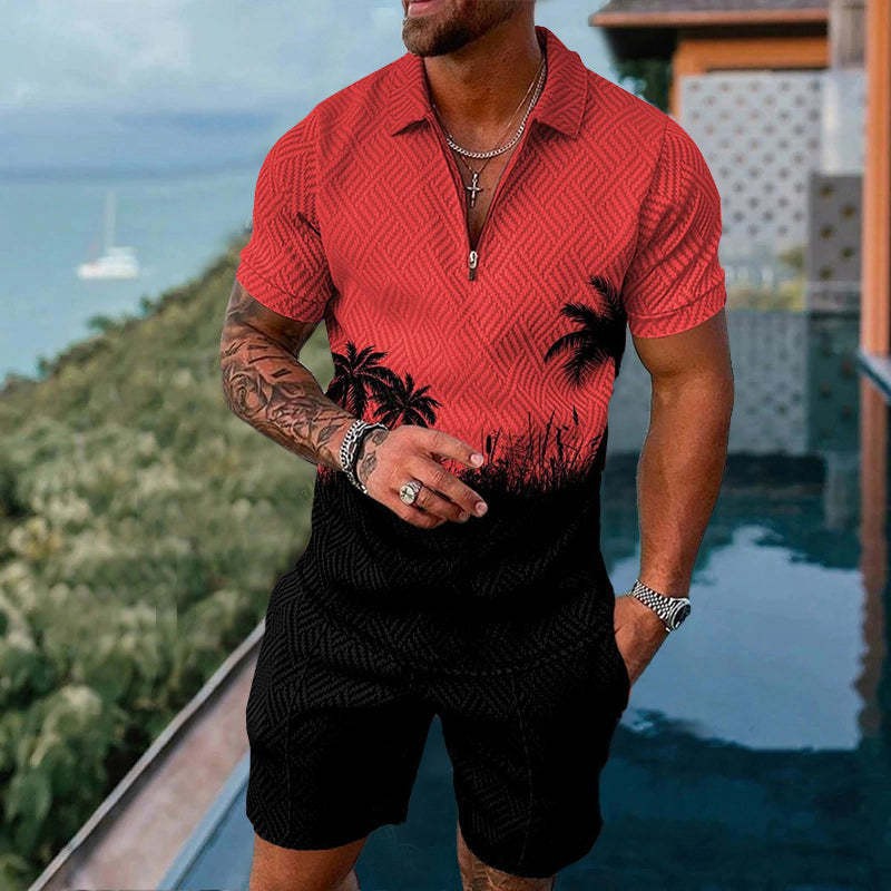 Men's Smart Casual Two Piece Set