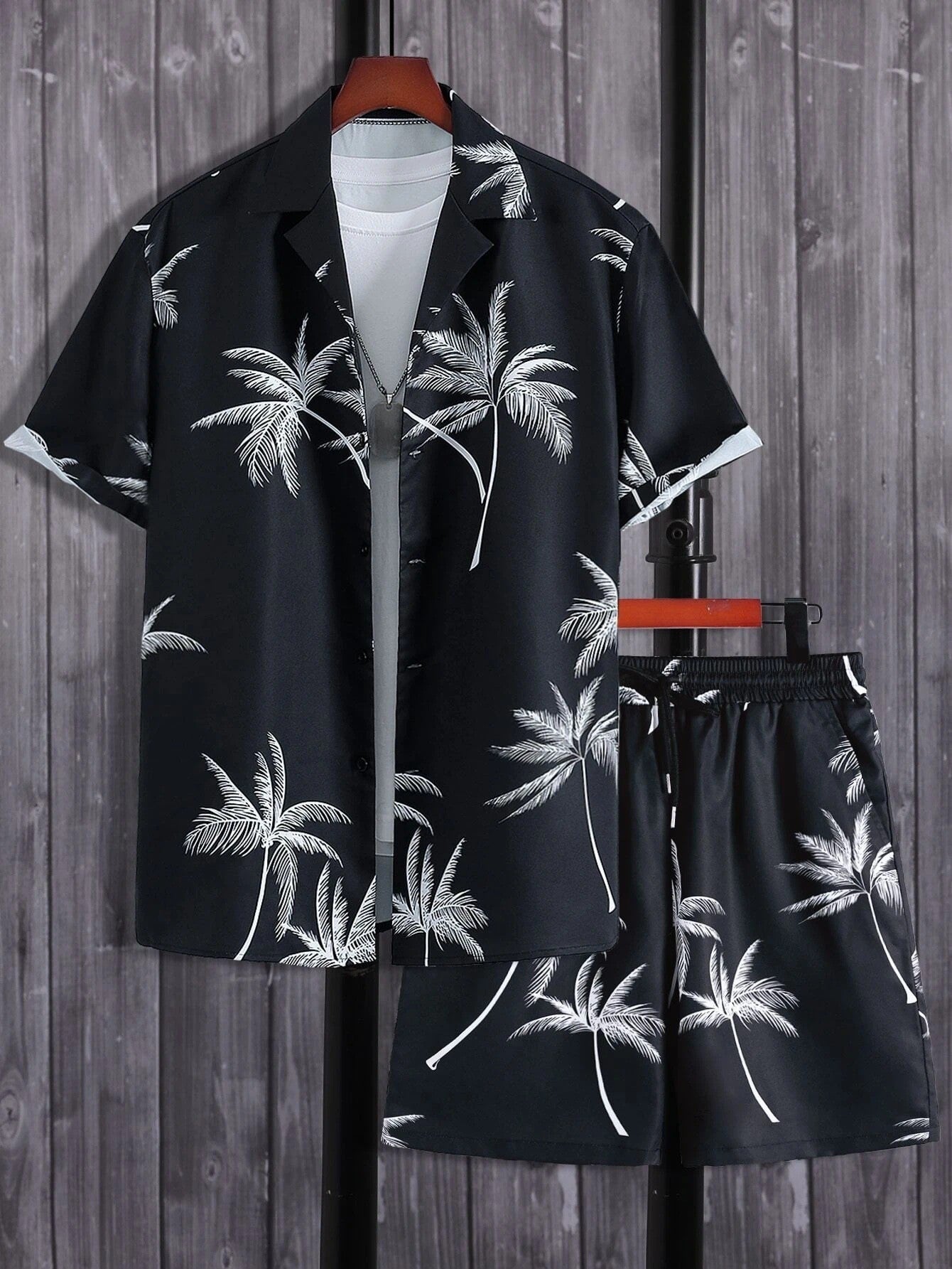 Men's Tropical Two Piece Set