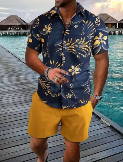 Men's Smart Casual Two Piece Set